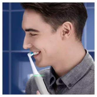 Elektrische Zahnbürste Oral-B iO Series 6 Grey Opal, magnetisch, 5 Betriebsarten, Drucksensor, AI, Etui Elektrische Zahnbürste Oral-B iO Series 6 Grey Opal, magnetisch, 5 Betriebsarten, Drucksensor, AI, Etui