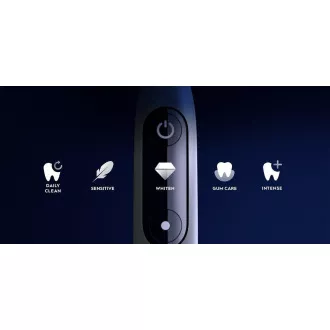 Oral-B iO Series 6 elektrische Zahnbürste, 5 Betriebsarten, Timer, Drucksensor, mobile App, weiß