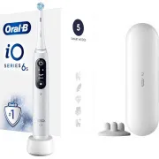 Oral-B iO Series 6 elektrische Zahnbürste, 5 Betriebsarten, Timer, Drucksensor, mobile App, weiß