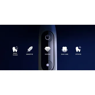 Oral-B iO Series 6 elektrische Zahnbürste, 5 Betriebsarten, Timer, Drucksensor, mobile App, weiß