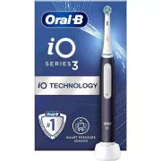 Elektrische Zahnbürste Oral-B iO Series 3 Matt Black, magnetisch, 3 Betriebsarten, Drucksensor