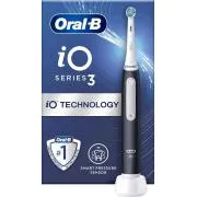 Elektrische Zahnbürste Oral-B iO Series 3 Matt Black, magnetisch, 3 Betriebsarten, Drucksensor - Unverpackt