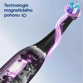 Elektrische Zahnbürste Oral-B iO Series 3 Matt Black, magnetisch, 3 Betriebsarten, Drucksensor