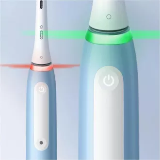 Elektrische Zahnbürste Oral-B iO3 Ice Blue, magnetisch, 3 Betriebsarten, Timer, Drucksensor, blau Elektrische Zahnbürste Oral-B iO3 Ice Blue, magnetisch, 3 Betriebsarten, Timer, Drucksensor, blau