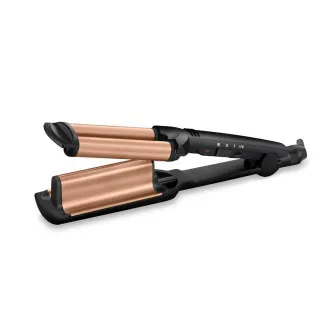 BABYLISS W2447E Dreifach-Lockenstab, Keramikoberfläche, 3 Temperaturstufen, automatische Abschaltung, hitzebeständiges Gehäuse