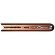 Dyson Corrale HS07 Haarglätter, 200 W, 3 Temperaturstufen, intelligente Temperaturkontrolle, OLED-Display, Kupfer/Silber