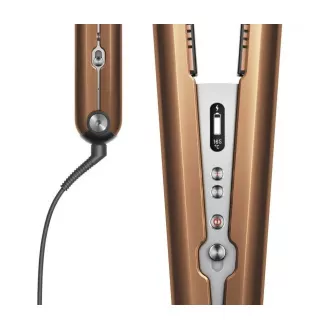 Dyson Corrale HS07 Haarglätter, 200 W, 3 Temperaturstufen, intelligente Temperaturkontrolle, OLED-Display, Kupfer/Silber Dyson Corrale HS07 Haarglätter, 200 W, 3 Temperaturstufen, intelligente Temperaturkontrolle, OLED-Display, Kupfer/Silber