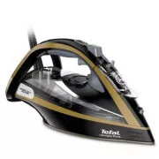 Tefal FV9865E0 Ultimate Pure Steam Iron, 3000 W, Abschaltautomatik, Sprinkler, Schnellaufheizung, schwarz / gold