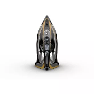Tefal FV9865E0 Ultimate Pure Steam Iron, 3000 W, Abschaltautomatik, Sprinkler, Schnellaufheizung, schwarz / gold