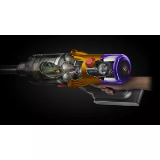 Dyson V12 Detect Slim Absolute 2023, kabelloser Staubsauger, Beleuchtungs-Technologie, 3 Modi, LCD-Display