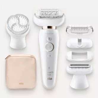 Braun Silk-épil 9 Flex SES 9030 3D-Epilierer, wasserdicht, SensoSmart Technologie, ergonomischer Griff, weiß/gold Braun Silk-épil 9 Flex SES 9030 3D-Epilierer, wasserdicht, SensoSmart Technologie, ergonomischer Griff, weiß/gold