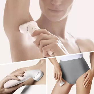 Braun Silk-épil 9 Flex SES 9030 3D-Epilierer, wasserdicht, SensoSmart Technologie, ergonomischer Griff, weiß/gold Braun Silk-épil 9 Flex SES 9030 3D-Epilierer, wasserdicht, SensoSmart Technologie, ergonomischer Griff, weiß/gold