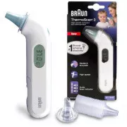 Braun IRT 3030 ThermoScan 3 Kinderthermometer, berührungslos, Infrarot, im Ohr