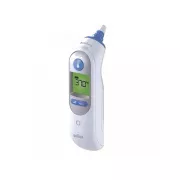 Braun IRT 6520 ThermoScan 7 berührungsloses Thermometer, digital, Ohr, Speicher für 9 Messungen