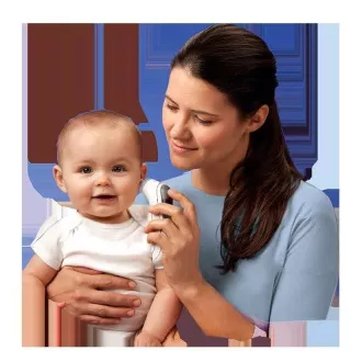 Braun IRT 6520 ThermoScan 7 berührungsloses Thermometer, digital, Ohr, Speicher für 9 Messungen