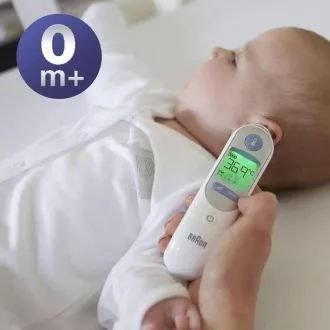 Braun IRT 6520 ThermoScan 7 berührungsloses Thermometer, digital, Ohr, Speicher für 9 Messungen