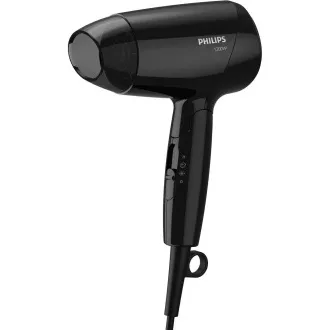 Philips BHC010/00 EssentialCare Haartrockner, 1200 W, Kaltluft, 3 Geschwindigkeiten, 3 Temperaturen, schwarz