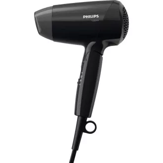 Philips BHC010/00 EssentialCare Haartrockner, 1200 W, Kaltluft, 3 Geschwindigkeiten, 3 Temperaturen, schwarz