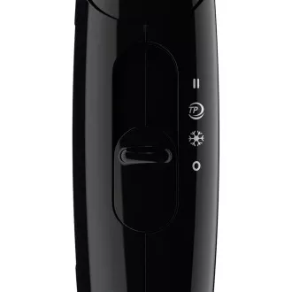 Philips BHC010/00 EssentialCare Haartrockner, 1200 W, Kaltluft, 3 Geschwindigkeiten, 3 Temperaturen, schwarz