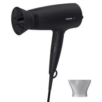 Philips Series 3000 BHD308/10 Haartrockner, 1600 W, 3 Temperaturen und Geschwindigkeiten, ThermoProtect-Aufsatz, schwarz