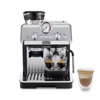 DeLonghi La Specialista Arte Hebel-Kaffeemaschine, 1400 W, integriertes Mahlwerk, MyLatte Dampfdüse DeLonghi La Specialista Arte Hebel-Kaffeemaschine, 1400 W, integriertes Mahlwerk, MyLatte Dampfdüse