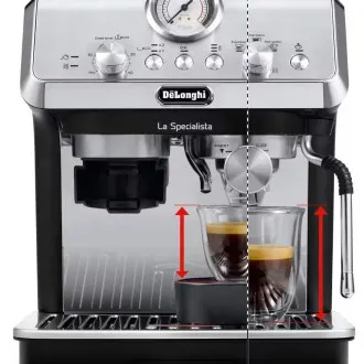 DeLonghi La Specialista Arte Hebel-Kaffeemaschine, 1400 W, integriertes Mahlwerk, MyLatte Dampfdüse DeLonghi La Specialista Arte Hebel-Kaffeemaschine, 1400 W, integriertes Mahlwerk, MyLatte Dampfdüse