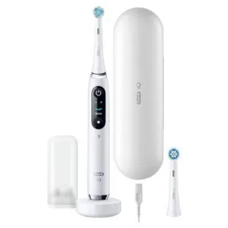 Oral-B iO Series 9N elektrische Zahnbürste, Timer, Drucksensor, 7 Programme, AI, mobile App, weiß Oral-B iO Series 9N elektrische Zahnbürste, Timer, Drucksensor, 7 Programme, AI, mobile App, weiß