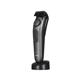 Braun BT7940 Bartschneider, 0,5-20 mm, wiederaufladbar, 4 Aufsätze   Gillette, grau