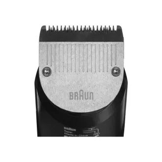 Braun BT7940 Bartschneider, 0,5-20 mm, wiederaufladbar, 4 Aufsätze   Gillette, grau