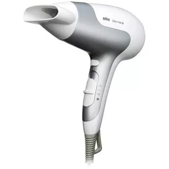 Braun Satin Hair 5 HD580 Haartrockner, 2500 W, 2 Geschwindigkeiten, 3 Temperaturen, Aufhängeöse, weiß