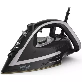 Tefal FV8062E0 Puregliss Dampfbügeleisen, 3000 W, Anti-Tropf, Abschaltautomatik, Sprinkler, silber/schwarz Tefal FV8062E0 Puregliss Dampfbügeleisen, 3000 W, Anti-Tropf, Abschaltautomatik, Sprinkler, silber/schwarz