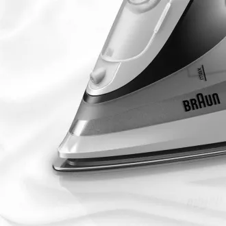 Braun SI7149WB TexStyle 7 Pro Dampfbügeleisen, 2900 W, AntiDrip, automatische Abschaltung, Sprinkler, schwarz/weiß