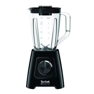 Tefal BL420838 Blendforce 2 Tischmixer, 600 W, 2 Geschwindigkeiten, Impulsfunktion, Eiscrusher, Smart Lock, schwarz