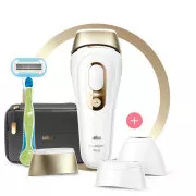 Braun Silk-expert Pro 5 PL5243 IPL-Epilierer, Gehäuse, Hauttonsensor, UV-Filter, 3 Köpfe