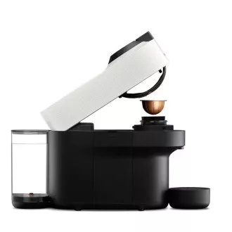 Krups Nespresso XN920110 Vertuo Pop Kapsel-Kaffeemaschine, 1500 W, Wi-Fi. Bluetooth, 4 Kaffeegrößen, weiß - Unverpackt