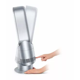 Dyson Hot Cool AM09 Ventilator, Bodenventilator, 2000 W, Display, lüfterlos, Fernbedienung, weiß und grau Dyson Hot Cool AM09 Ventilator, Bodenventilator, 2000 W, Display, lüfterlos, Fernbedienung, weiß und grau