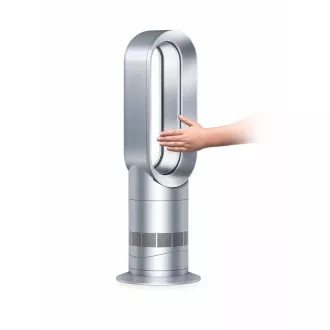 Dyson Hot Cool AM09 Ventilator, Bodenventilator, 2000 W, Display, lüfterlos, Fernbedienung, weiß und grau Dyson Hot Cool AM09 Ventilator, Bodenventilator, 2000 W, Display, lüfterlos, Fernbedienung, weiß und grau