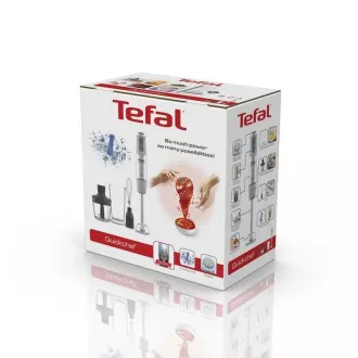 Tefal HB65KD38 QuickChef Stabmixer, 1000 W, 20 Geschwindigkeitsstufen, 4 Klingen, Mixtopf, Schneidetopf Tefal HB65KD38 QuickChef Stabmixer, 1000 W, 20 Geschwindigkeitsstufen, 4 Klingen, Mixtopf, Schneidetopf