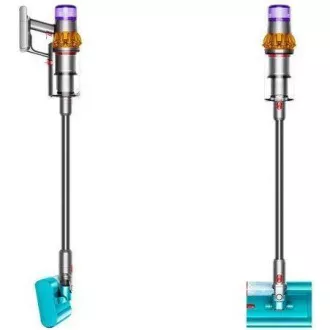 Dyson V15s Detect Submarine kabelloser Staubsauger, Stick, Nasswischfunktion, LCD-Display, mehrstufige Filterung