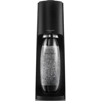 SodaStream Terra Black Limonadenbereiter, mechanisch, 2x 1l SodaStream Fuse Flasche, CO2 Flasche, schwarz - Gebraucht SodaStream Terra Black Limonadenbereiter, mechanisch, 2x 1l SodaStream Fuse Flasche, CO2 Flasche, schwarz - Gebraucht