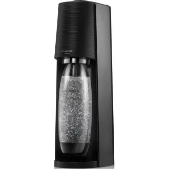 SodaStream Terra Black Limonadenbereiter, mechanisch, 2x 1l SodaStream Fuse Flasche, CO2 Flasche, schwarz - Gebraucht SodaStream Terra Black Limonadenbereiter, mechanisch, 2x 1l SodaStream Fuse Flasche, CO2 Flasche, schwarz - Gebraucht