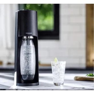 SodaStream Terra Black Limonadenbereiter, mechanisch, 2x 1l SodaStream Fuse Flasche, CO2 Flasche, schwarz - Unverpackt SodaStream Terra Black Limonadenbereiter, mechanisch, 2x 1l SodaStream Fuse Flasche, CO2 Flasche, schwarz - Unverpackt