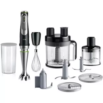Braun MQ9195XLI Stabmixer, 1200 W, ActiveBlade, stufenlose Geschwindigkeitsregelung, SmartSpeed, umfangreiches Zubehör Braun MQ9195XLI Stabmixer, 1200 W, ActiveBlade, stufenlose Geschwindigkeitsregelung, SmartSpeed, umfangreiches Zubehör