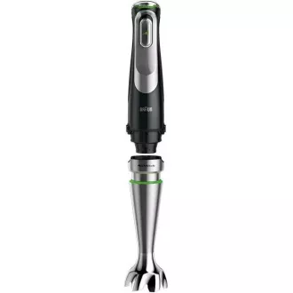 Braun MQ9195XLI Stabmixer, 1200 W, ActiveBlade, stufenlose Geschwindigkeitsregelung, SmartSpeed, umfangreiches Zubehör Braun MQ9195XLI Stabmixer, 1200 W, ActiveBlade, stufenlose Geschwindigkeitsregelung, SmartSpeed, umfangreiches Zubehör
