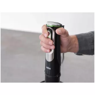 Braun MQ9195XLI Stabmixer, 1200 W, ActiveBlade, stufenlose Geschwindigkeitsregelung, SmartSpeed, umfangreiches Zubehör Braun MQ9195XLI Stabmixer, 1200 W, ActiveBlade, stufenlose Geschwindigkeitsregelung, SmartSpeed, umfangreiches Zubehör