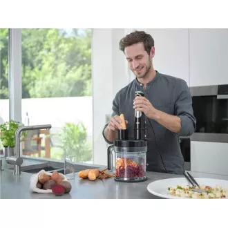 Braun MQ9195XLI Stabmixer, 1200 W, ActiveBlade, stufenlose Geschwindigkeitsregelung, SmartSpeed, umfangreiches Zubehör Braun MQ9195XLI Stabmixer, 1200 W, ActiveBlade, stufenlose Geschwindigkeitsregelung, SmartSpeed, umfangreiches Zubehör