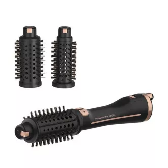 Rowenta Ultimate Experience Virtuose CF9625F0 Lockenstab, rotierend, 750 W, 3 Geschwindigkeiten und Temperaturen, 3 Aufsätze
