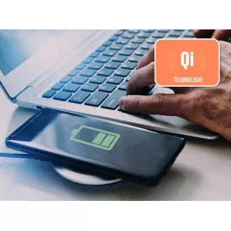 Orava LED-Tischleuchte mit kabellosem Ladegerät, Qi-Technologie, 24 W, 30.000 h, Touch-Steuerung