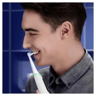 Oral-B iO Series 6s elektrische Zahnbürste, Timer, Drucksensor, 5 Programme, Oral-B App, weiß