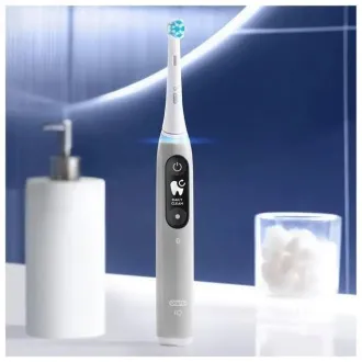 Oral-B iO Series 6s elektrische Zahnbürste, Timer, Drucksensor, 5 Programme, Oral-B App, grau